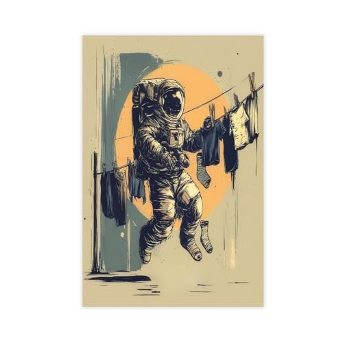 Poster humoristique salon et chambre : grande toile déco de 61x91cm