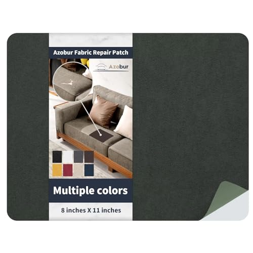 Azobur Velvet Patch,Self-Adhesive Rectangular Flannel Fabric Patch,Multicolor Available Anti Scratch