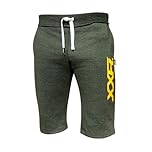 XXR Fleece Shorts Jogging Bottom Joggers MMA Boxing Gym Fitness Sweat Shorts Casual Home Wear (Charcoal, Small)