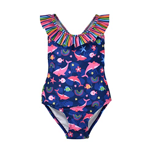 Image of Flap Happy Baby Girls' UPF 50+ Mindy Crossback Swimsuit