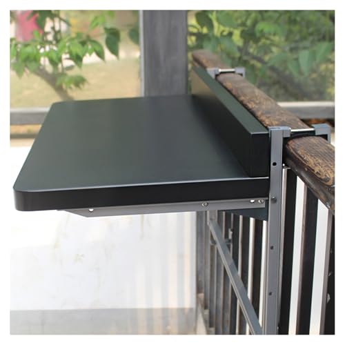 Table de balcon pliante haut de gamme design minimaliste noir