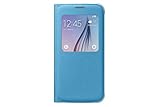 Samsung S-View Flip Cover for Samsung Galaxy S6 - Blue Fabric