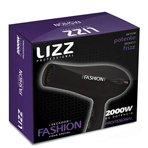 Lizz Professional Secador Fashion Preto 2.000W - 220V Secador Fashion Preto 2.000W - 220V St4404B Pr