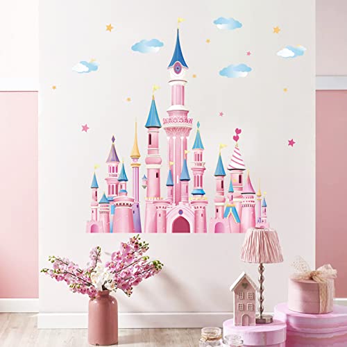 Vinilos decorativos de castillo cuento para pared miniatura 2