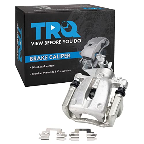 Image of TRQ Rear Left Brake Caliper w /Bracket Drivers Side