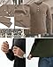August Alley 3 Pack Men's Waffle Henley Long Sleeve Thermal Shirts, Lightweight Casual Undershirts Pullover Tops with Pockets(Black, Coffee, Dark Army Green,X-Large)