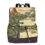 Maße (L x B x H): 26,7 x 12,7 x 31,8 cm. Dieser Leder-Rucksack ist genug, um Ihre Sachen aufzubewahren und zu organisieren.