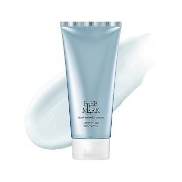 Real Waterful Gel Cream with Triple Water Complex with Panthenol, Cica Complex, Moisturizer for All Skin Types, Hydration, Korean Skin Care, 7.05 oz