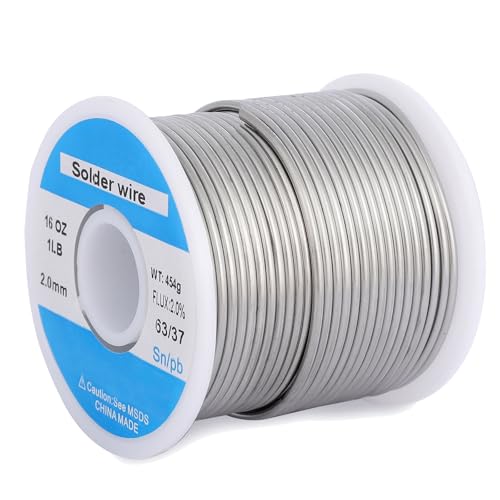 Cable de soldadura de estaño 63/37 de 2 mm para arreglar conexiones eléctricas sin fallos 5