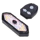 Fonctionnement de la télécommande : ce feu arrière de vélo innovant comprend une télécommande montée sur le guidon pour activer les clignotants jaune vif, vous permettant d'indiquer clairement vos intentions de circulation sans retirer vos mains des poignées.