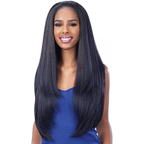 Freetress Synthetic Equal Drawstring FullCap FLATTER GIRL 30" Color: #1 Jet Black