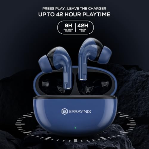Image of Wireless Bluetooth Earbuds with ENC Noise Cancellation, 40H Playtime, Fast Charging Case, IPX5 Waterproof, Touch Control, Deep Bass Stereo Earphones for Android & iOS