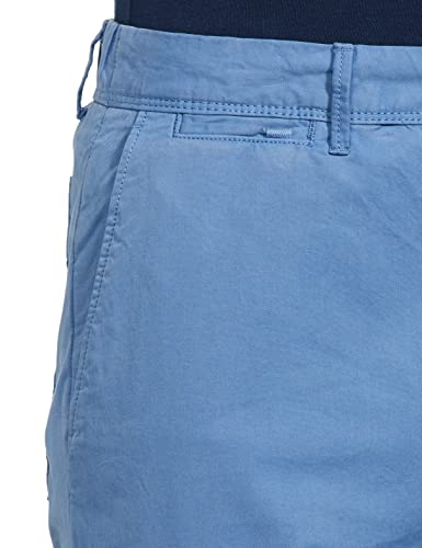 Image of Marks & Spencer Mens Solid Mid Rise Slim Fit Lightweight Trouser