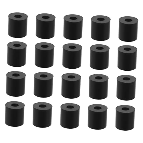 IMIKEYA 50pcs Rubber Vibration Dampers Spacers Outer x Inner x Thick for Speaker Isolation Pads Machinery Use