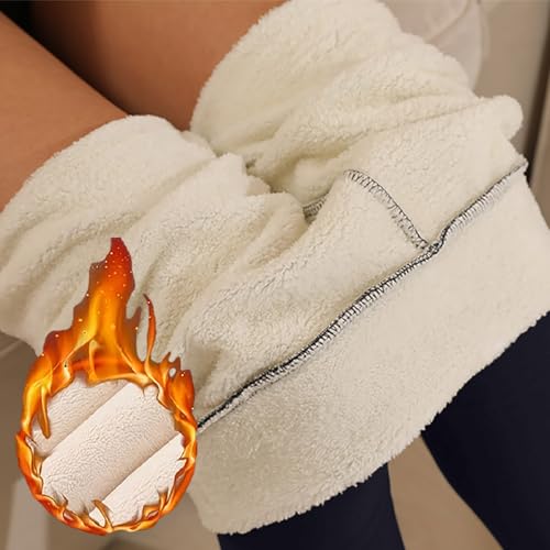 Winter Leggings for Women Warm Fleece Lined Leggings Stretchy Thick Sherpa Lined Tights High Waisted Yoga Pants2