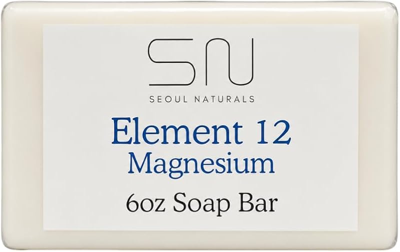 Seoul Naturals Element 12 Sabonete de Magnésio com Lavanda e Camomila, 142 g