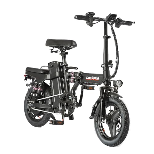 Image of LuckRoll Foldable Electric Bike for Adults - 2000W /1000W, 40 /28MPH, 52V 25Ah, 48V 15Ah,60-80mi Range, Removable Battery, UL2849 Certified Commuter E-Bike