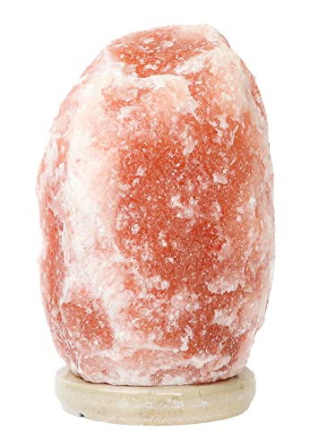 Himalayan Secrets X-Large Salt Lamp with Marble Base - Natural