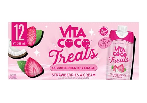 Vita Coco Treats Coconutmilk Beverage Strawberries & Cream., 0.92 Fl
