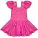 TIAOBU Girls Ballet Tutu Dance Costume Dress Kids Gymnastics Leotard Skirt Size 5-6 Rose