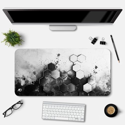 Image of Extended Gaming Mouse Pad for Desk (23x11.5 Inch) - Large Mouse Pad for Office & Home | Non-Slip Rubber Base, Smooth Surface Desk Mat for Laptop, Keyboard & Mouse (Supper Heros Edition) (Print 12)