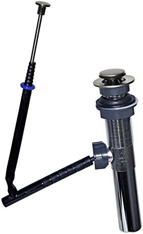 Danco EZ Connect 1-1/4 in. Dia. Nickel Pop-Up Lavatory Drain