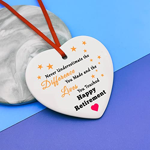 Retirement Gift For Women Men Retirement Christmas Ornaments Gift Inspirational Gift For Retired Grandpa Dad Husband Farewell Gifts For Coworker Friends Teachers Dad Mom #TOP4