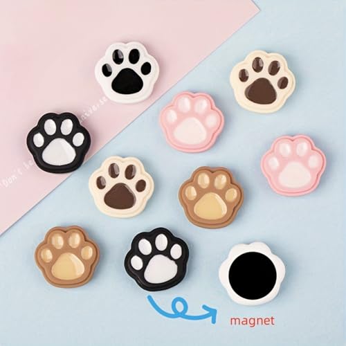 Set 5 imanes decorativos huella para refrigerador miniatura 4