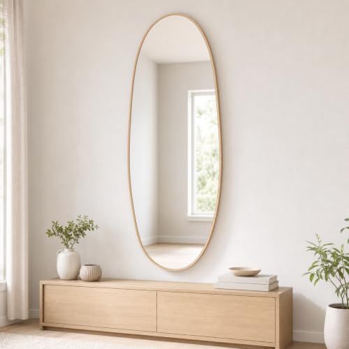 KARAT miroir organique en bois, 60 × 150 cm