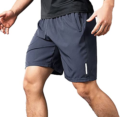 Short de sport pour la course à pied et la salle gris