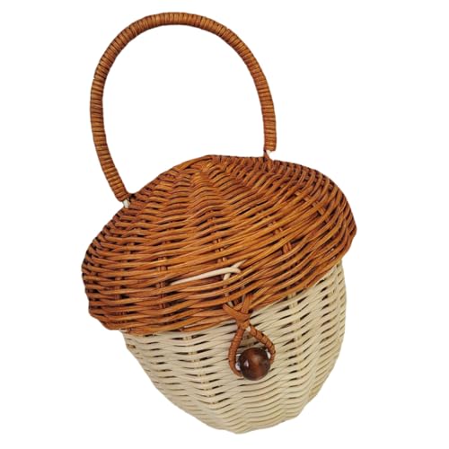 Panier en rotin tressé pour organiser les snacks du goûter