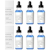 GHK-Cu Serum z peptydami miedzi do twarzy, serum przeciw starzeniu się z kwasem hialuronowym, nawilżające serum do twarzy redukujące drobne linie i zmarszczki, poprawia elastyczność skóry (6)