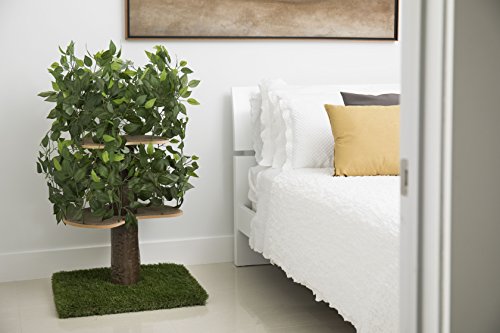 On2 Pets 4Ft Cat Tree With Leaves Made In Usa, Cat House & Cat Activity Tree, Two-Level Cat Condo For Indoor Cats #TOP6