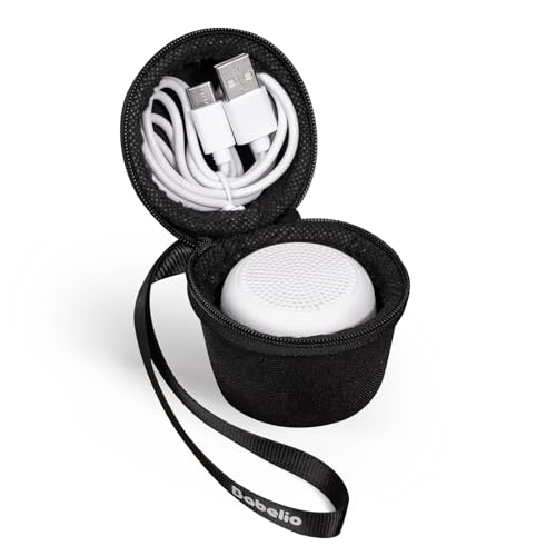Image of Babelio Portable Travel Case for Babelio Pocket Mini White Noise Machine, Double Stitch Zipper - Perfect for Traveling (CASE ONLY - Textile Black)