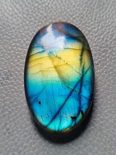 Pierre labradorite bleue feu cabochon de qualité pour pendentif d'exception - 3