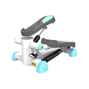 Stepper Elliptical Trainer Series Petite Machine de Perte de Poids Domestique Minceur Pédale Absorbant Les Chocs Genouillère Fitness Économiser de l&rsquo;espace Gris 325 42 25 cm