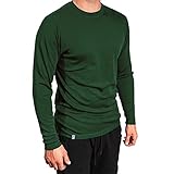 🌲 Confronto: Non troverete un maglione a maniche lunghe 100% merino con questa qualità a questo prezzo basso da un altro fornitore! La migliore qualità al miglior prezzo!