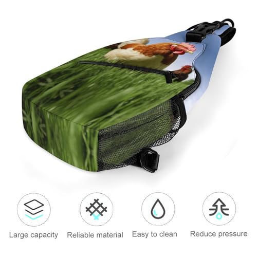 Mochila tipo bandolera deportiva para senderismo casual miniatura 5