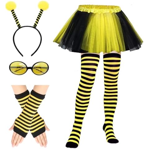 TYXHXTF 7PCS Adult Bumble Bee Costume Set Cover