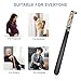 Gukeniu 16.5 Inch Long Handle Shoe Horn for Seniors Men Women Kids, Metal Shoe Horns for Boots, Retro Flower