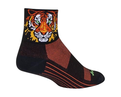 SockGuy Unisex 3in Easy Tiger Cycling/Running/Active Socks