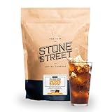 Stone Street Cold Brew Coffee, High Caffeine ‘Boost Blend’ with Chocolate Mocha Flavor, Coarse Ground Flavored Coffee, Dark Roast, 1 LB
