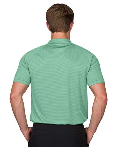 Three Sixty Six Collarless Golf Shirts for Men - Quick Dry Short Sleeve T-Shirt with 4-Way Stretch Fabric & UPF 304