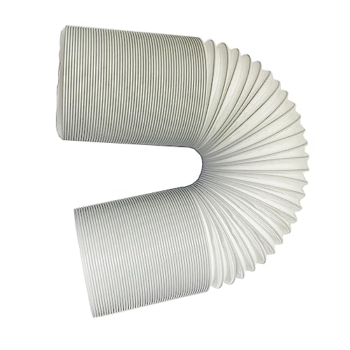 JVJ Manguera de salida de aire de 130 mm de diámetro para aire acondicionado portátil, secadora de campana extractora (2,0 m)