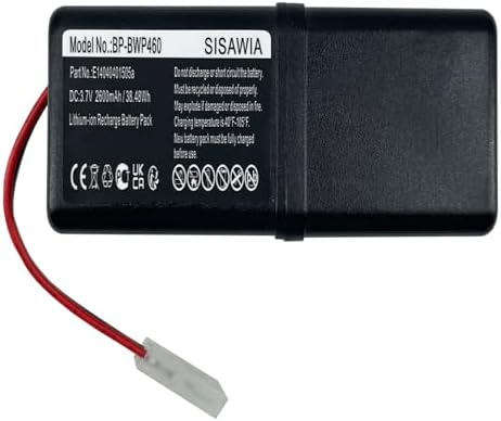 vhbw 1 x Battery Compatible with bObsweep WP460011RO, WJ540011, Junior