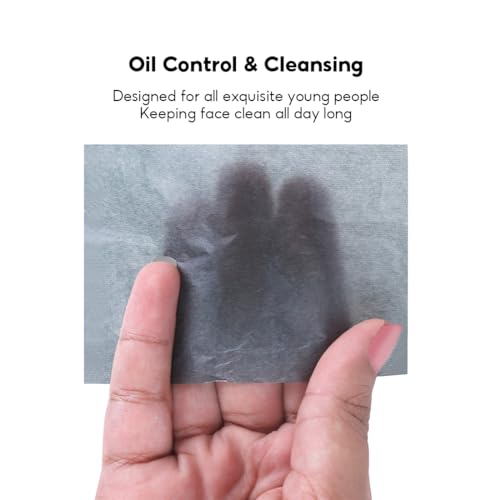 Image of MINISO Oil Absorbing Sheets for Face, Panda Natural Bamboo Oil Blotting Sheets for Face, Face Oil Blotting Paper for Skin Care (Total 140 Sheets, 70x2)