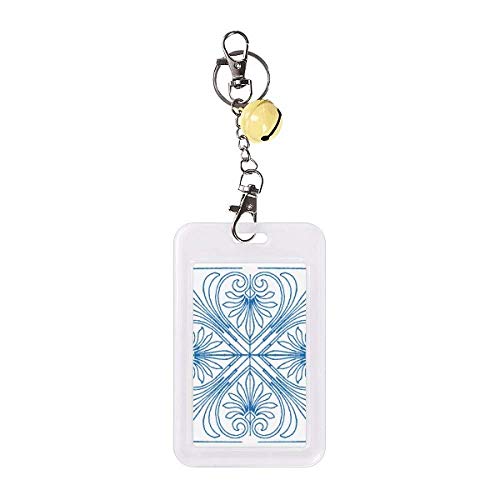 Étui cartes de crédit Talavera bleu et jaune | Porte-carte RFID imprimé