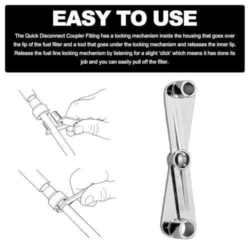 image for Wevdn Fuel Line Disconnect Tool, 3/4 5/8 1/2 3/8 Inch Fuel Filter Remo