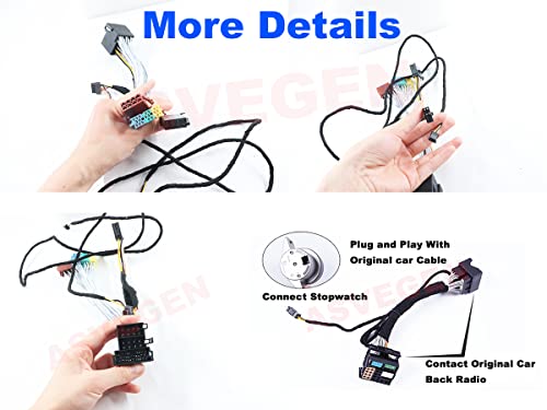 Asvegen Sport Chrono Stopwatch Mounted Dashboard For Porsche 911 2020-2021, Black #TOP5