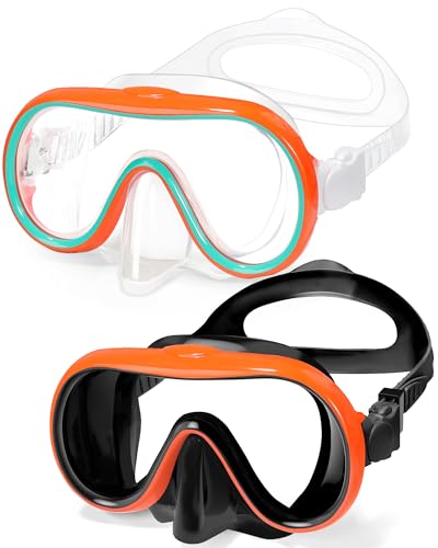 Kids Swim Goggles 2 Pack Nose Cover Girls Boys 6-14 4-7 8-14 3-5 8-12 3-6